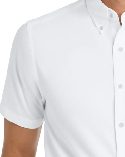 Closeup of a S508 Port Authority Short Sleeve Easy Care Shirt